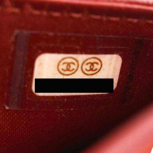 CHANEL Camellia Wallet On Chain Leather Crossbody Bag Red - Picture 12 of 14